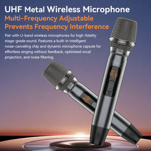 X21 多功能便携式户外卡拉 OK 无线音箱内置混音器双 UHF 无线麦克风和鲜艳的 RGB 灯 - Product Image 4