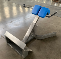 Machine d'extension dorsale en acier réglable pour usage commercial, avec fonction d'étirement avancée, idéale pour la salle de sport