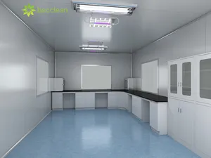 CE Iso 6 실험실 실험실용 무진 클린룸 모듈식 클린룸