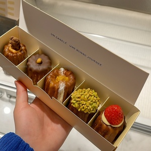 Boulangerie florale Emballage de boîte à gâteau de mariage Bento oriental personnalisé avec fenêtre personnalisée - Product Image 3
