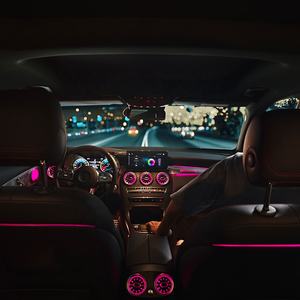 <span class=keywords><strong>Classe</strong></span> <span class=keywords><strong>C</strong></span> Sortie d'air intérieure avant et arrière Tweeter rotatif 3D 4D Lumière ambiante pour <span class=keywords><strong>Mercedes</strong></span>-Benz <span class=keywords><strong>W205</strong></span> C63 C300 - Product Image 6