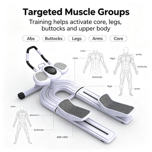 Nouvelle Machine de Musculation et de Renforcement du Tronc Pliable Antidérapante en ABS, Réglable, pour Usage Domestique - Product Image 2
