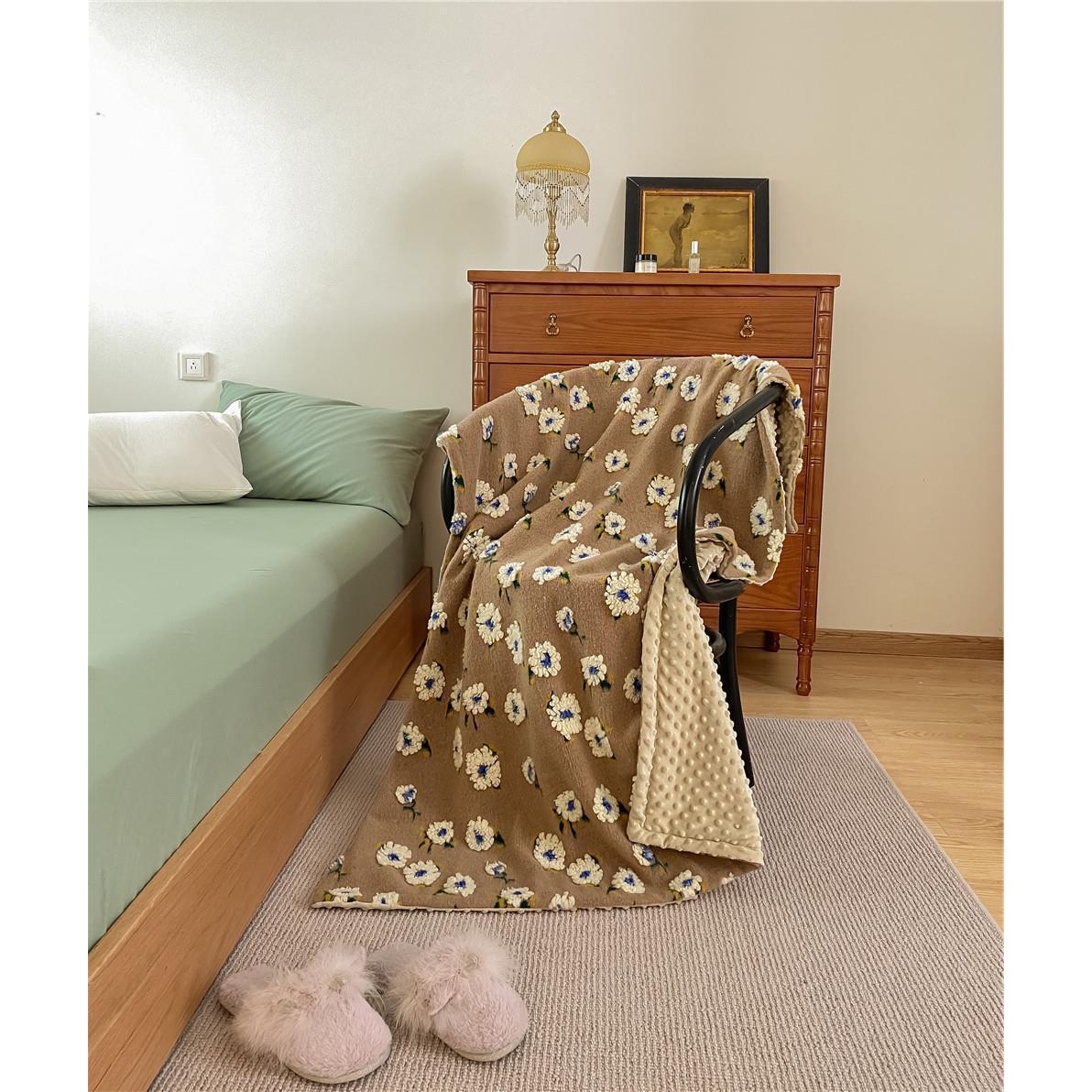 Camel wool blanket