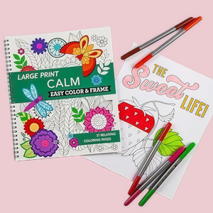 Libro para Colorear de Alta Calidad, Libro para Colorear para Adultos, <span class=keywords><strong>Libros</strong></span> para Colorear para Adolescentes, Impresión Offset Personalizada de Fábrica Profesional - Product Image 5