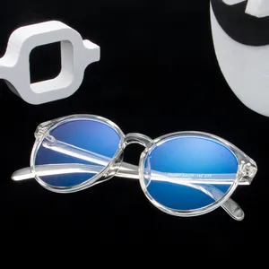 BLONGU OEM蓝光阻挡眼镜豹纹TR90蓝光滤镜光学镜架轻巧蓝光眼镜