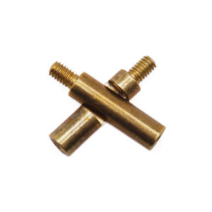 Perno Roscado Macho-Hembra <span class=keywords><strong>de</strong></span> Latón Mecanizado por CNC Personalizado, Perno Redondo M3 M4 con Superficies Planas Fresadas para Montaje en Placa <span class=keywords><strong>de</strong></span> Circuito Impreso - Product Image 5