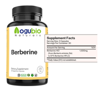 OEM Capsules de berbérine + Supplément de berbérine à la cannelle de Ceylan 1500mg Capsules végétaliennes Berbérine HCL