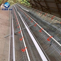 Cage de batterie de couche de poulet/cage de poussin Maison de poulet commerciale/ferme avicole 3 couches 4 couches 10 ensembles Cage 1000 ensembles fournis 90