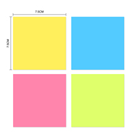 Eagle Lot de 2 notes autocollantes de couleurs assorties pour bureau Étudiants Papeterie