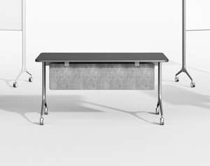 أثاث صيني قابل للطي للساقين ، مكتب منزلي ، غرفة تدريب للدراسة للطلاب ، قاعدة مكتب قابلة للطي بعجلات - Product Image 2