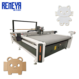 Machine de découpe de papier intelligente REMEYA à couteau tangentiel, haute vitesse 100 m/min, motorisée pour une découpe de précision du carton cadeau - Product Image 1
