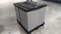 Couvercle de palette en plastique HDPE 1200*1000mm pour boîte de stockage Conteneur d'expédition
