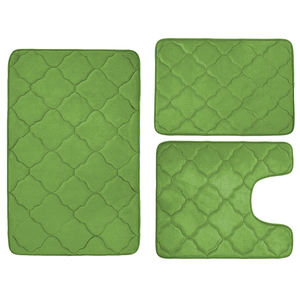 Alfombra de <span class=keywords><strong>baño</strong></span> con relieve de adoquines FMT, alfombra antideslizante de lana Coral para bañera, alfombra para suelo, felpudo para cuarto de ducha, almohadilla de espuma viscoelástica - Product Image 2