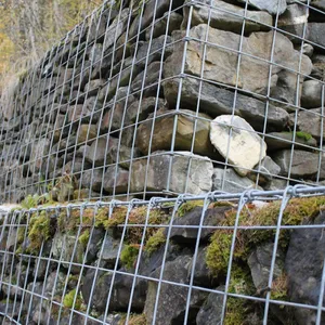 2022//sanxing/wall galfan hot dipped galvanized gabion mesh //hesco barrier for sale