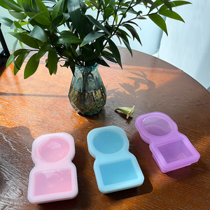 Tùy chỉnh hai ngăn thân thiện với môi thực phẩm cấp Silicone nước sốt <span class=keywords><strong>container</strong></span> nắp không có lớp phủ Nhà máy cung cấp gia vị - Product Image 5