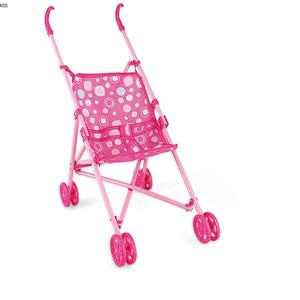 Juego de Imitación de Alta Calidad para Niños, Cochecito de <span class=keywords><strong>Juguete</strong></span> de Plástico Rosa para Muñecas, Regalo para Niñas - Product Image 4