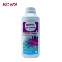 Produits chimiques de piscine de clarificateur d'enzymes du rendement élevé 1L pour l'agent auxiliaire d'élimination d'eau et d'huile de natation
