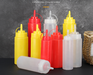 Bouteille souple en plastique sans BPA de 30 ml et 150 ml pour sauces épaisses, pancakes et bain de bouche 500 ml - Product Image 6