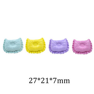Cabochon en résine en forme de coussin de bébé mignon pour la fabrication de bijoux DIY, la décoration de coques de téléphone et d'épingles à cheveux, et les accessoires - Product Image 6