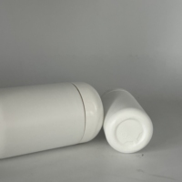 Pot de poudre nutritionnelle en plastique blanc de 17.6oz avec bouchon à vis pour l'huile de poisson et l'utilisation de médicaments d'impression d'écran de pilules
