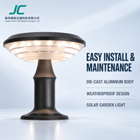 Lampe solaire de jardin moderne étanche, éclairage LED extérieur pour poteau de clôture, éclairage paysager personnalisé pour jardin, villa, portail