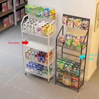 Vente directe en usine, panier en fil métallique bon marché, présentoir à frites, présentoir à Snacks pour le marché