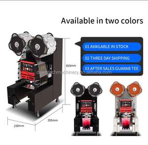 Machine de scellage automatique de gobelets de jus et de thé au lait, la plus populaire, de haute qualité, en gros - Product Image 4