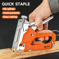 Agrafeuse Airaj robuste tout métal pour agrafes plates de 6 à 14 mm avec hauteur de pose réglable