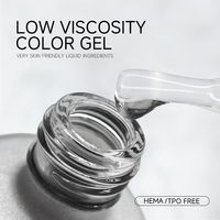 RONIKI HEMA TPO Free Nail UV Led Gel Crystal Top Coat 8ml par flacon, Top Coat en verre trempé, Top Coat UV