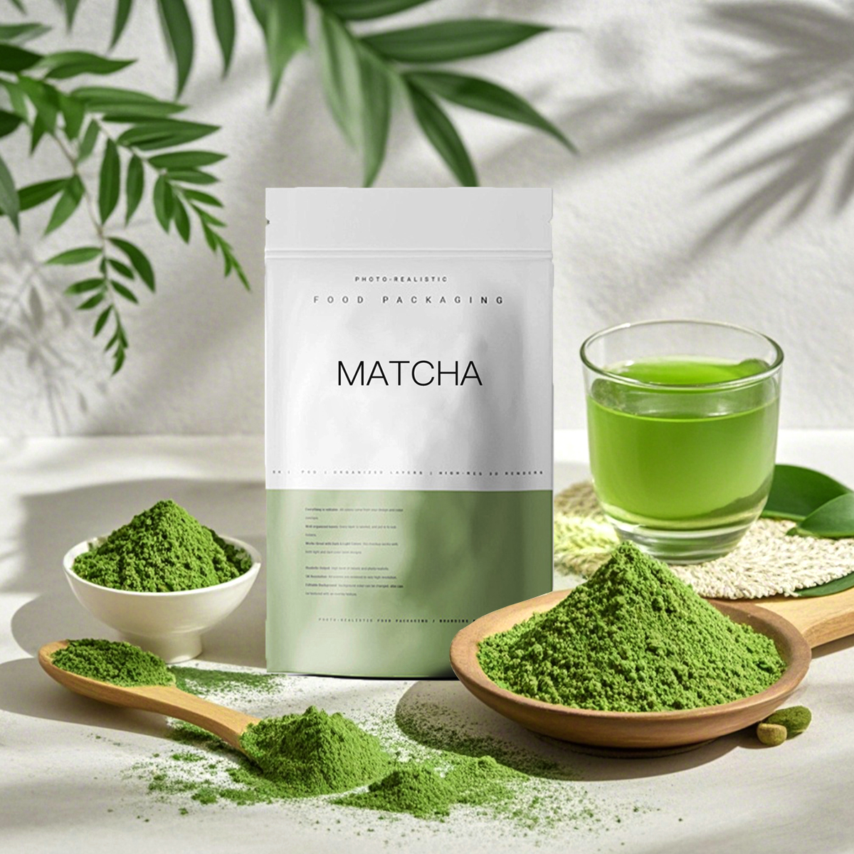 USDA Organic Certified Ceremonial Grade Matcha Powder Free Sample Food Coloring for Bakery Decoration Bulk Packaged in Bag