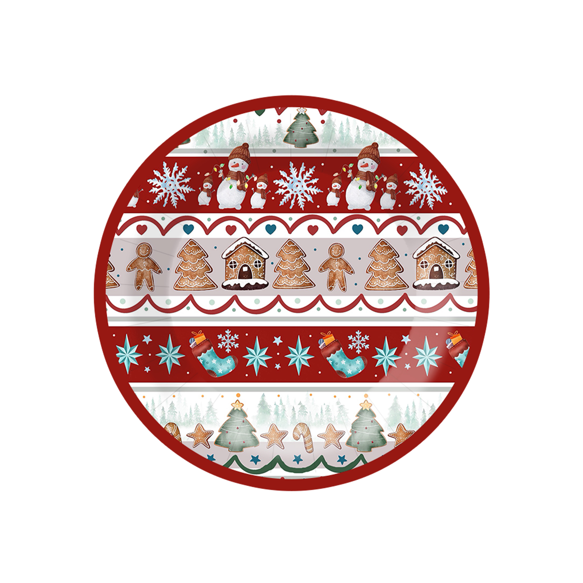 7 inch paper plate*8 pcs