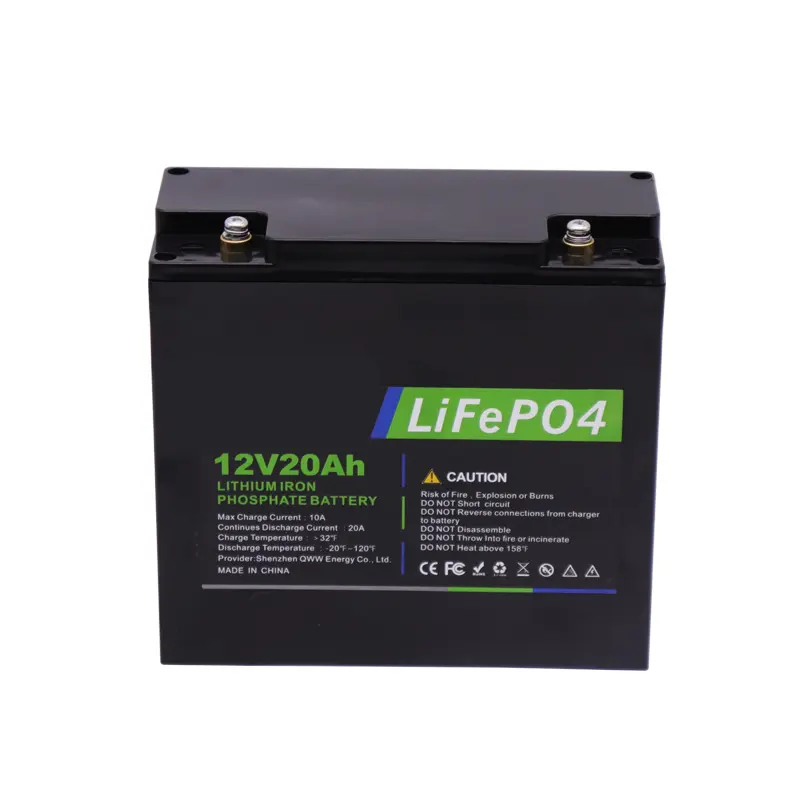 12.8V 12v20ah Lifepo4 12 Volt 20ah Prijs India Lithium Ion Fosfaat Batterij 12 Volt Voor Golfkar