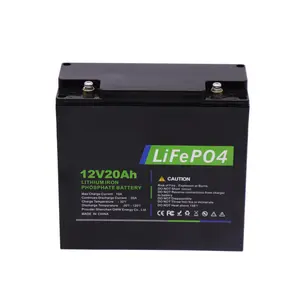 12.8v 12v20ah Lifepo4 12 볼트 20ah 가격 인도 리튬 이온 인산염 배터리 12 볼트 골프 카트