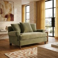 Canapé Chesterfield d'une place en velours Lichen, mobilier de luxe unique, avec support de conception CAO et service VIP 1-à-1.