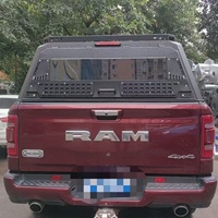 Capot de camion en alliage d'aluminium, coque de camping-car étanche à toit surélevé avec porte arrière et porte-bagages pour Ram 1500 2019 à 2025 5,5 pieds - Fournisseur