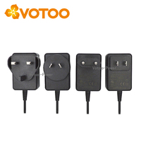 Adaptateur secteur AC/DC 10W 5V 2A 5,5*2,1mm Niveau VI 100-240V Chargeur mural pour caméra CCTV, routeur, capteur de sécurité IoT, alimentation