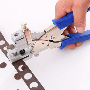 Alicates perforadores de cantos de acero de grado industrial, 8mm, 10mm, 12mm, 15mm, con mango de plástico, herramienta para perforar esquinas - Product Image 3