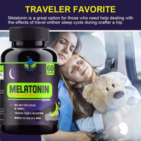 Complexe Naturel de Mélatonine, Magnésium et Vitamines – Complément Sommeil 100mg 500mg – Capsules Végétaliennes de Mélatonine en Gros de Chine