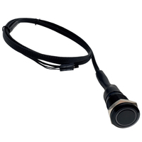 Bouton de réinitialisation DIY pour boîtier d'ordinateur, interrupteur momentané en métal avec lumière LED, qualité supérieure, prix d'usine en gros