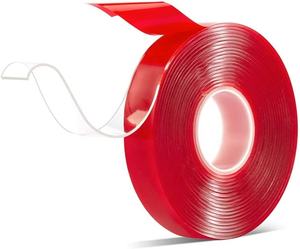 Cinta Adhesiva <span class=keywords><strong>de</strong></span> Espuma Acrílica <span class=keywords><strong>de</strong></span> Doble Cara Roja, Sensible a la Presión, para Marcos <span class=keywords><strong>de</strong></span> Fotos, Alfombras, Plumas y Manualidades - Product Image 1