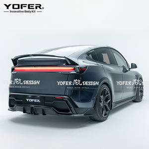 Para Juniper 2025 Auto <span class=keywords><strong>Universal</strong></span> modificado parachoques trasero divisor <span class=keywords><strong>difusor</strong></span> labio cuerpo Kit parachoques de coche para Tesla modelo Y Juniper - Product Image 3