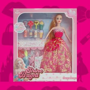 KSF 11-Inch vinil ABS prenses moda bebek 5 + Years-Unisex hediye fikri için bol aksesuarlar ile - Product Image 5