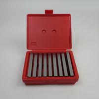 Plaque d'entretoisement parallèle de précision 1/4 pouce pour machines de fraisage, perçage et rectification, outils de serrage d'obus, ensemble parallèle de précision avec dimensions en pouces