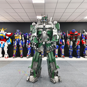 New High-End Fashion Green Color <strong>Optimus</strong> <strong>Prime</strong> Robot Mascot <strong>Costume</strong> for Adults Wear Walking Robot <strong>Costumes</strong> - Product Image 4