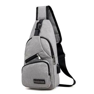 Outdoor Casual Sport <b>Chest</b> Bag New Messenger Fashion <b>Small</b> Men's Sling Crossbody Bag Anti-theft <b>Chest</b> Bag - Product Image 1