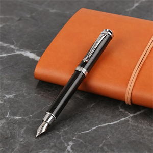 Stylo plume d'affaires en métal de haute qualité de luxe avec logo stylo de calligraphie pour hommes stylo personnalisé pour cadeaux promotionnels d'entreprise - Product Image 6