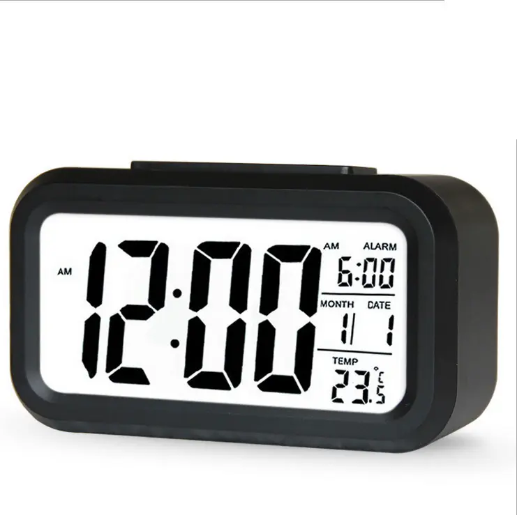 Smart Clock Night Light Calendar Temperature LED Digital Table Smart Alarm Clock