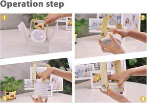 Novedad, linterna LED plegable, lámpara de mesa regulable táctil, USB recargable por luz nocturna para dormitorio, oficina, luz de Camping al aire libre - Product Image 6