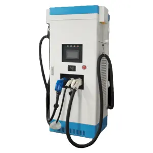 N P 240kw Ev Dc Fast Charging Station Ev Charger CCS2 Ev Charger With 7 Inch Lcd Screen 3 Charging Guns