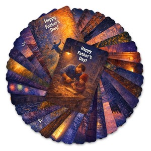 Lot de 36 cartes de vœux pour la <span class=keywords><strong>Fête</strong></span> <span class=keywords><strong>des</strong></span> <span class=keywords><strong>Pères</strong></span> en papier couché, imprimées en couleur, cartes commémoratives de remerciement pour papa, cadeaux transfrontaliers - Product Image 3